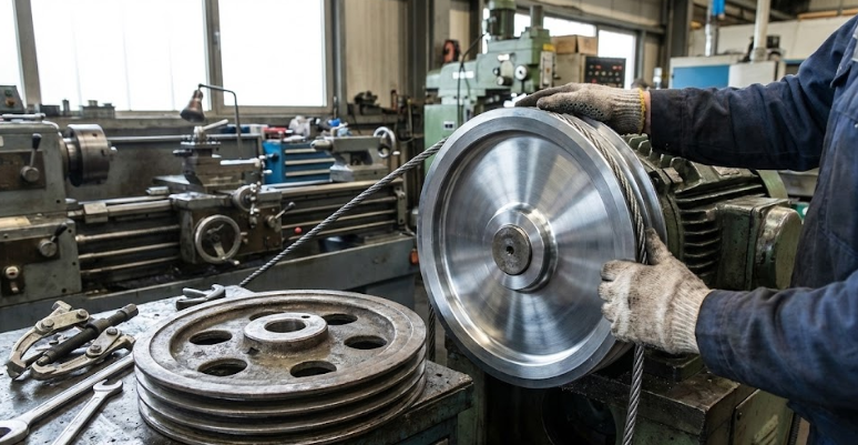 Manutenção preventiva: troque a polia, salve o cabo