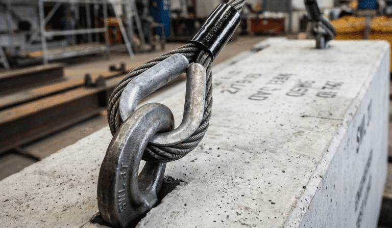 Capacidade de carga de linga de cabo de aço