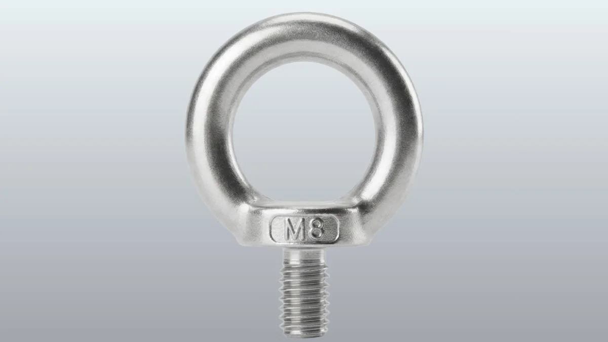 Modelo de parafuso olhal para ancoragem