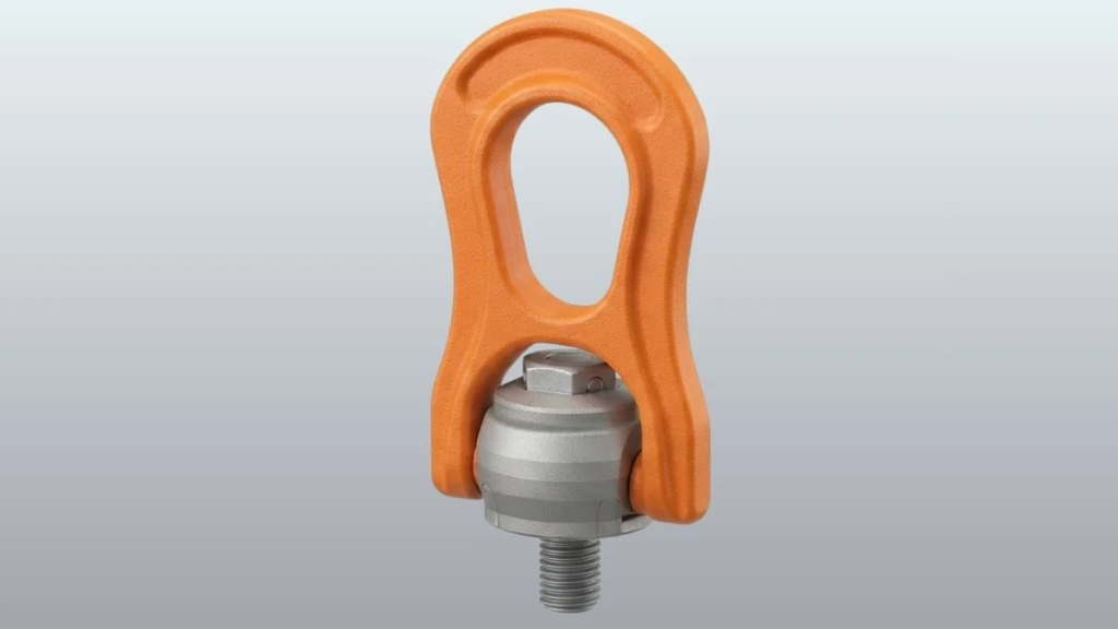 Parafuso olhal de suspensão: como dimensionar e aplicar em pontos de içamento 2 Modelo de parafuso olhal para ancoragem articulado