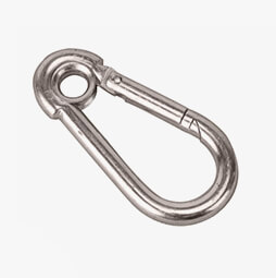 Mosquetão Trava Simples Inox AISI 304