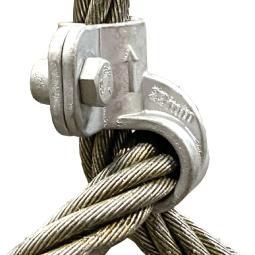 Grampo de enforcamento de lingas para tubos de perfuração