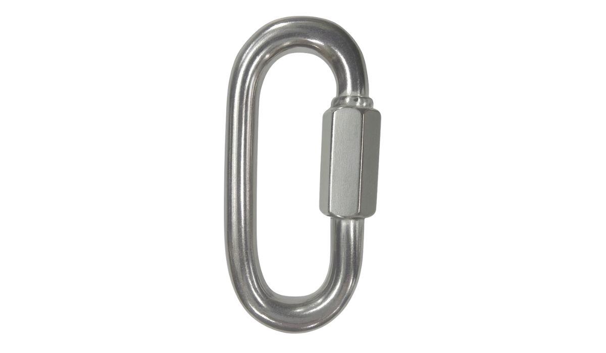 Mosquetão de Aço com Trava – Certificado DIN