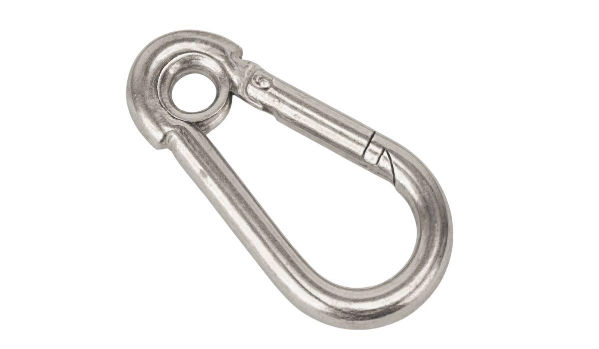 Mosquetão de Aço com Trava – Certificado DIN